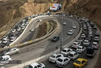 جاده چالوس از ساعت ۱۰ یکطرفه شد