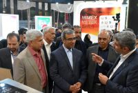 بازدید استاندار خراسان رضوی از غرفه هلدینگ اپال کانی پارس در نمایشگاه معدن و متالورژی مشهد
