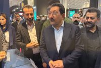 بازدید وزیر صمت از غرفه چادرملو در متافو تبریز بازدید وزیر صمت از غرفه چادرملو در متافو تبریز