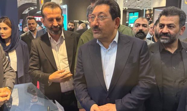 بازدید وزیر صمت از غرفه چادرملو در متافو تبریز