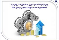 جان تازه بانک صادرات ایران به ۵۰ هزار کسب‌وکار خرد با تخصیص ۸ همت تسهیلات حمایتی در سال ۱۴۰۴