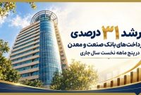 رشد ۳۱ درصدی پرداخت‌های بانك صنعت و معدن